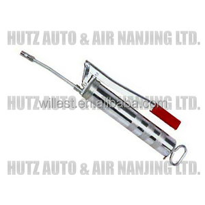 Vehicle Lubrication Dispenser HUTZ 500 Cc <strong>Bulk</strong> 14 oz Cartridge Lever Push Type Grease Pump GG500E04 Portable Hand Grease Gun