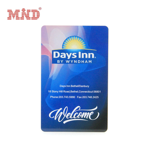 Kaba/miwa คีย์การ์ด RFID 1K Hilton,การ์ดแม่เหล็กประตู PVC สำหรับใช้ในโรงแรมได้คีย์การ์ด NFC RFID