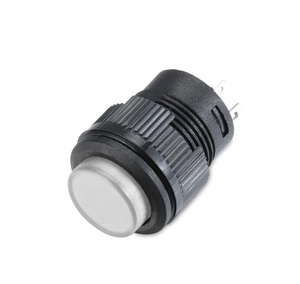 Self-locking 16MM Rast/Momentary push button schalter mit 5 Farbe LED beleuchtung 4Pin R16-503/AD r16-503/BD - Product Image 2