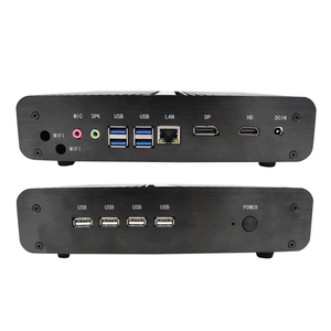 Eglobal Intel Core I7-8565U 64GB D4 Mini PC Fanless Dual Display(DP+HD) 8USB <strong>Desktop</strong> <strong>Computer</strong> Win10 SSD Industrial Tiny PC - Product Image 1