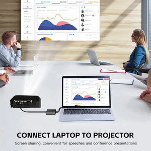 Convertidor VGA a HDTV, adaptador de Cable de Audio y vídeo de alta definición, salida de entrada VGA para ordenador portátil, proyector de TV - Product Image 6