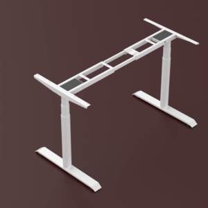 Ergonomic động cơ kép Chiều cao tăng Bàn Thép Bảng nâng chân cho ngồi để đứng bàn đứng lên máy tính bàn - Product Image 1