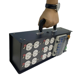 FCONNR 50A Entrada 20A US Edisons Salidas Distribución de energía portátil con entrada 50A Enchufe - Product Image 3
