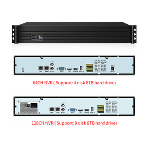 LOOSAFE-cámara de seguridad IP de 64ch/128ch 4k nvr, salida de alarma, videovigilancia, nvr, reconocimiento facial con 4 /9 SATA interfect