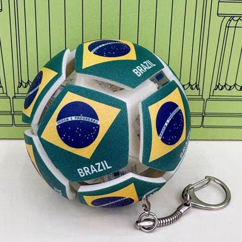 Football stress relief toy-brazil