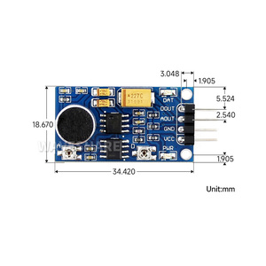 LM386 Sound <strong>Sensor</strong>, Sound Detector, Compatible with <strong>Arduinos</strong>