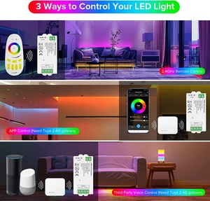 Alta qualità RF mini RGB RGBW RGBCCT wireless LED controller strip light LED driver telecomando - Product Image 2
