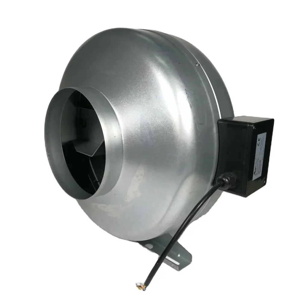 160mm DC 24v 48v Duct Exhaust Fan Industrial Home Farm Retail Hotel Ventilation OEM Supported Electric Current Type EC