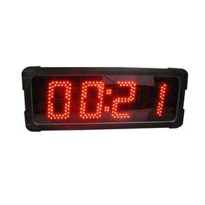YIZHI orologio digitale a LED GO4T-5R 5 pollici 4 cifre grande Display digitale impermeabile all'aperto Timer elettronico maratona di corsa - Product Image 1