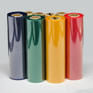 Cinta de transferencia térmica de resina de cera Premium TTR de 110mm x 300m Impresión de código de barras de color Compatible con impresoras de etiquetas OKI 12mm de ancho - Product Image 4