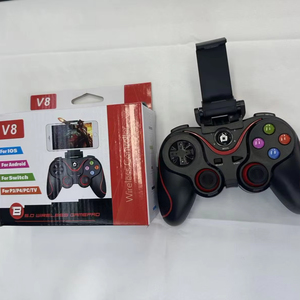 V8 rung kép không dây BT Gamepad Android/IOS/PC/TV tương thích cho bảng điều khiển gia đình & thiết bị di động - Product Image 4