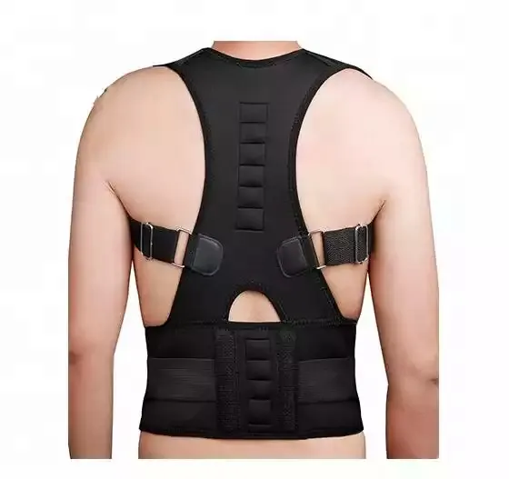 Cintura di supporto per spalla e supporto per bretelle e supporto per correzione della postura della spalla per terapia magnetica