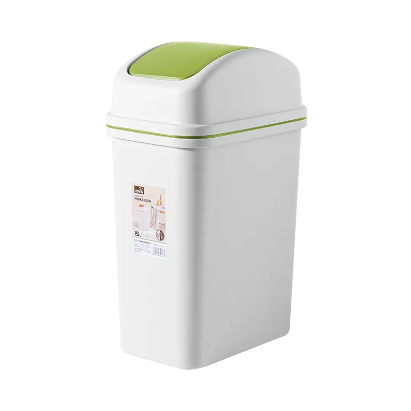 TG2621 Tapa abatible verde 15L