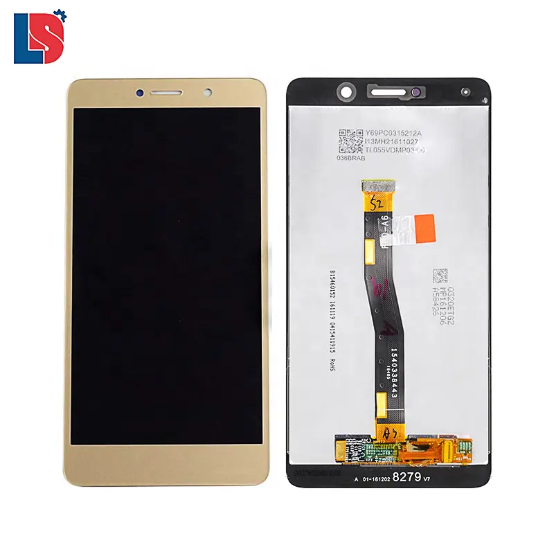 טלפון נייד חלקי חילוף עבור Huawei GR5 2017 LCD, תצוגת מגע מסך מלא לכבוד 6X זהב צבע