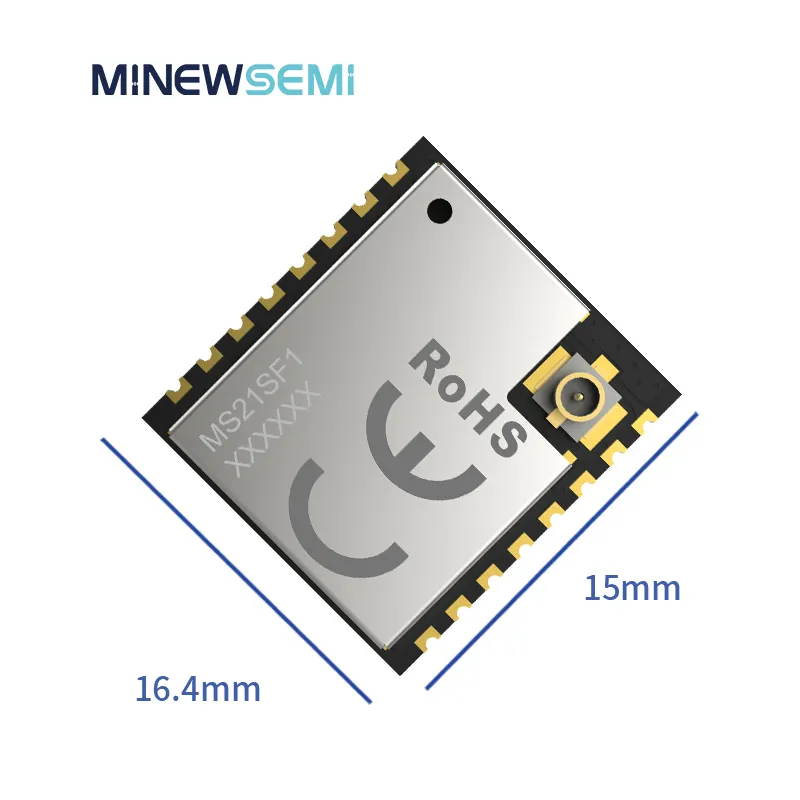 MinewSemi לורה מודול SPI ממשק נמוך במיוחד כוח אולטרה ארוך טווח לורה עבור חכם חקלאות אבטחת מערכת רחוב תאורה