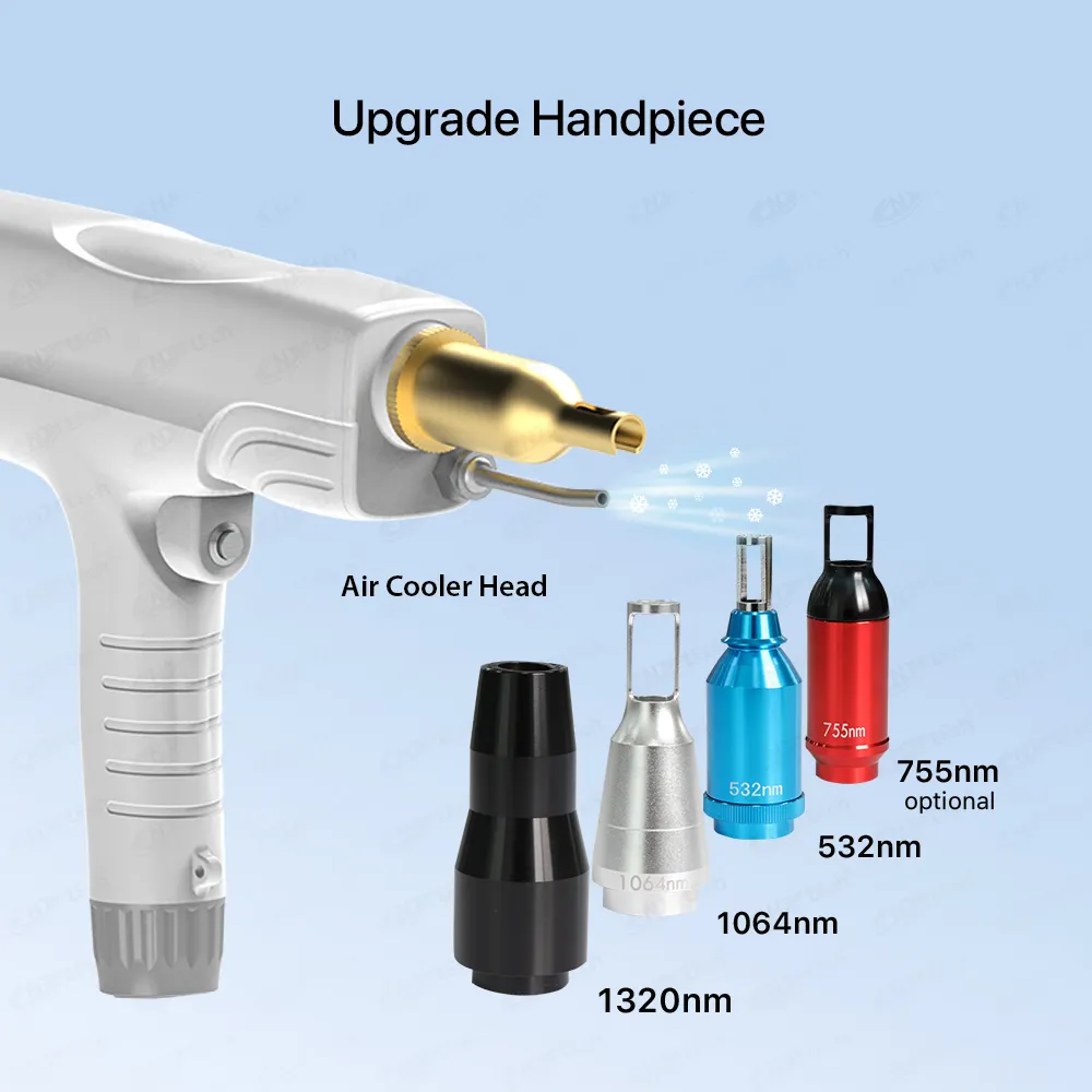 Cilt beyazlatma için en iyi fiyat karbon soyma q anahtarı nd yag lazer dövme kaldırma makinesi