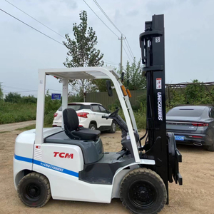 Ücretsiz teslimat! 3 ton kullanılan hidrolik geri çekilebilir çiftlik Forklift ışıkları ile iyi durumda dizel güç kaynağı ve çekirdek Motor - Product Image 2