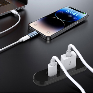 USB masaüstü şarj cihazı gömülü ABS ile tip-c ve 9V/2A giriş 5W 18W çıkış gücü dahili USB şarj soketi mobilya için - Product Image 3