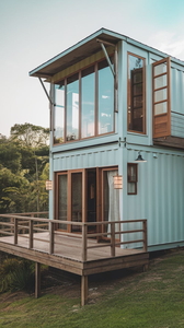 Роскошный дизайн 2-4 спальни двухэтажный модульный Airbnb контейнерные дома сборный дом из Китая - Product Image 2