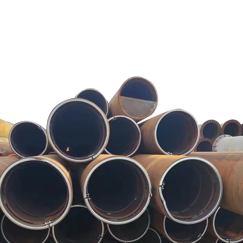 Api 5L X52 psl2 Astm A105 A106 Od 24 48 pouces 13 3/8 "ligne de tubage de puits de pétrole tuyau et tube en acier au carbone LSAW