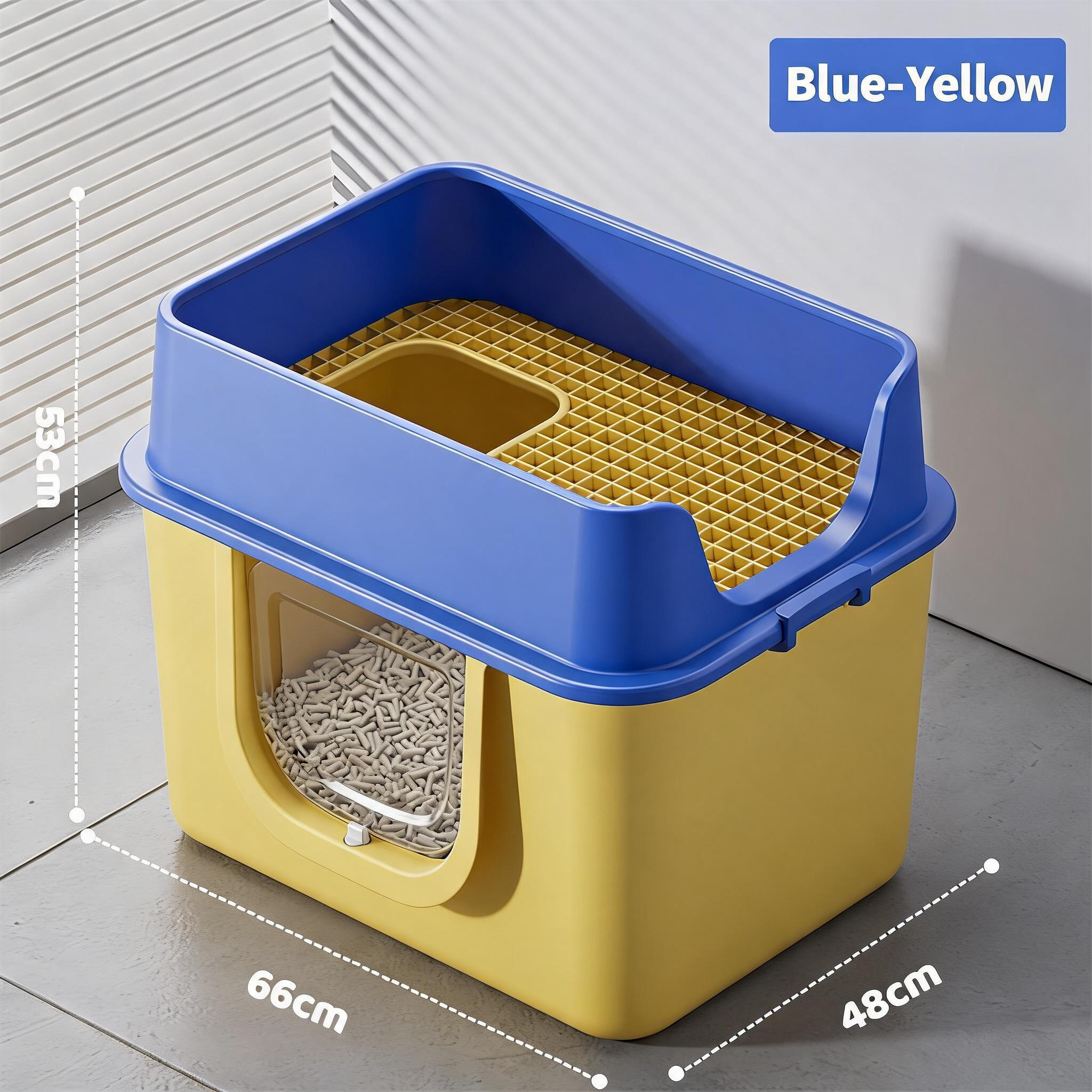 Blue and yellow