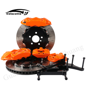 Yükseltildi büyük 6 pistonlu fren kaliperleri Set Rotor 355 380 400mm <span class=keywords><strong>bmw</strong></span> X6 X5 için E92 E60 M5 m3 E71 audi RS S3 Mk7 gti gti S4 <span class=keywords><strong>B8</strong></span> B9
