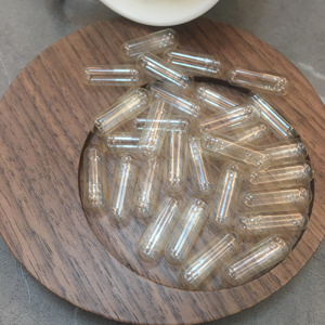 Capsule di gelatina vuote Halal Size00 0 colore trasparente trasparente gelatina <span class=keywords><strong>HPMC</strong></span> vegetariane capsule vuote