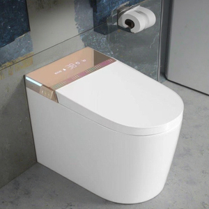Otomatik seramik akıllı bide tuvalet uzatılmış kase şekli kendini temizleme özelliği akıllı sıhhi tesisat için uzaktan kumanda - Product Image 4