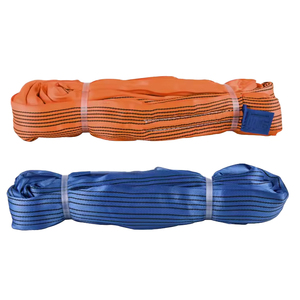 Imbragatura a fionda da 2 tonnellate capacità di carico imbracatura a fettuccia in poliestere per sollevamento in vetro - Product Image 4