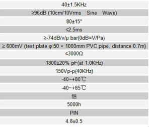 <strong>Ultrasonic</strong> <strong>Sensor</strong> 40Khz Waterproof <strong>Ultrasonic</strong> Probe Integrated Transmitter and Receiver Range <strong>Sensor</strong> for Robotics - Product Image 5