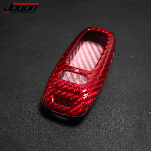 Karbon Fiber anahtar kapak tutucu uzaktan anahtar Fob vaka kabuk için Audi A3 S3 RS3 8Y A6 S6 RS6 C8 a7 S7 4K A8 S8 Q7 SQ7 Q8 SQ8 E Tron - Product Image 6