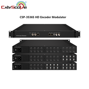 Codificador-modulador HD de salida DVB-T/1/2/1/2 ", codificador modulador 24 HDM1