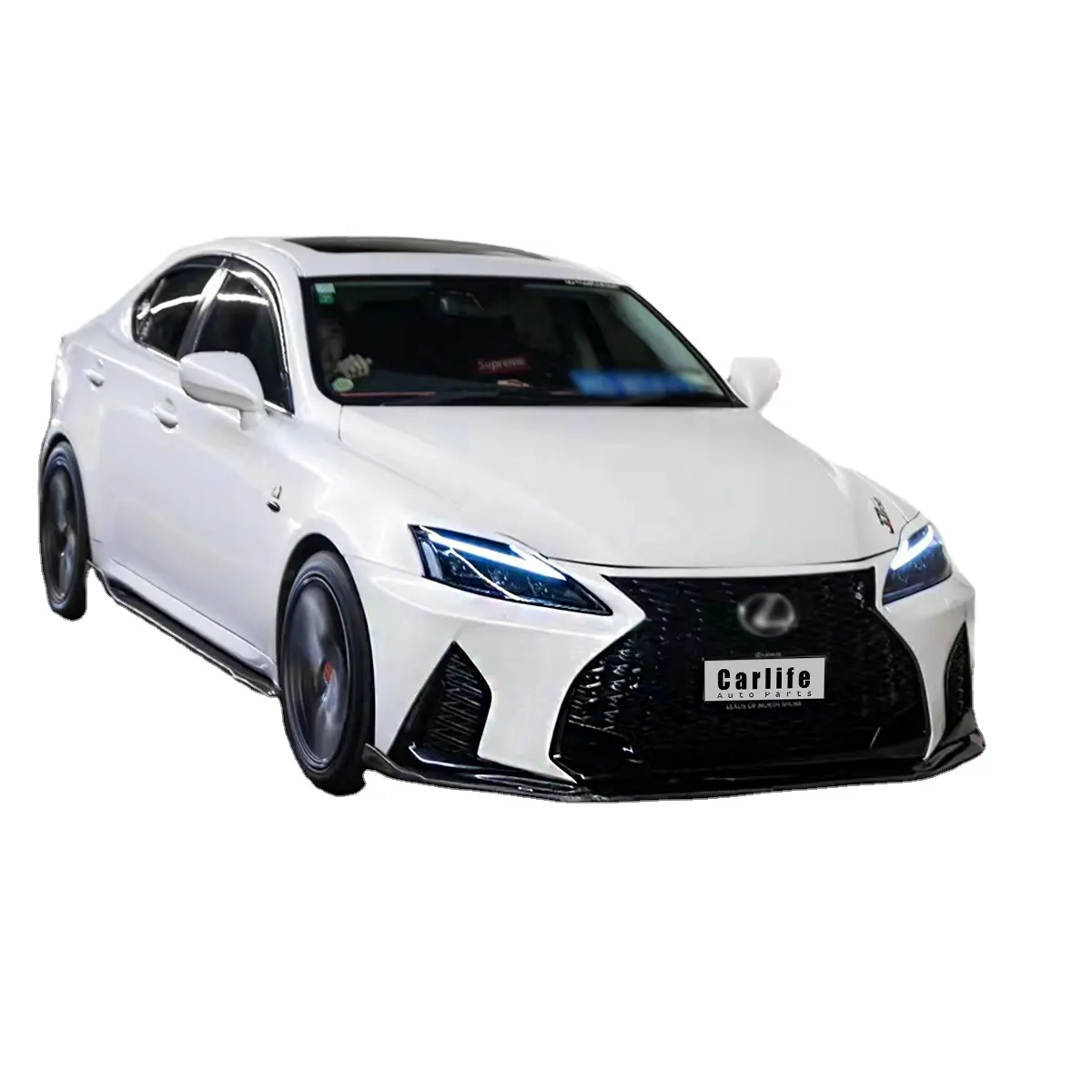 Araba tamponları parçaları Lexus IS250 IS300 ISF 2006 2007 2008 2009 2010 2011 2012 facelift için tamponlar ızgaraları ile 2021 modeli