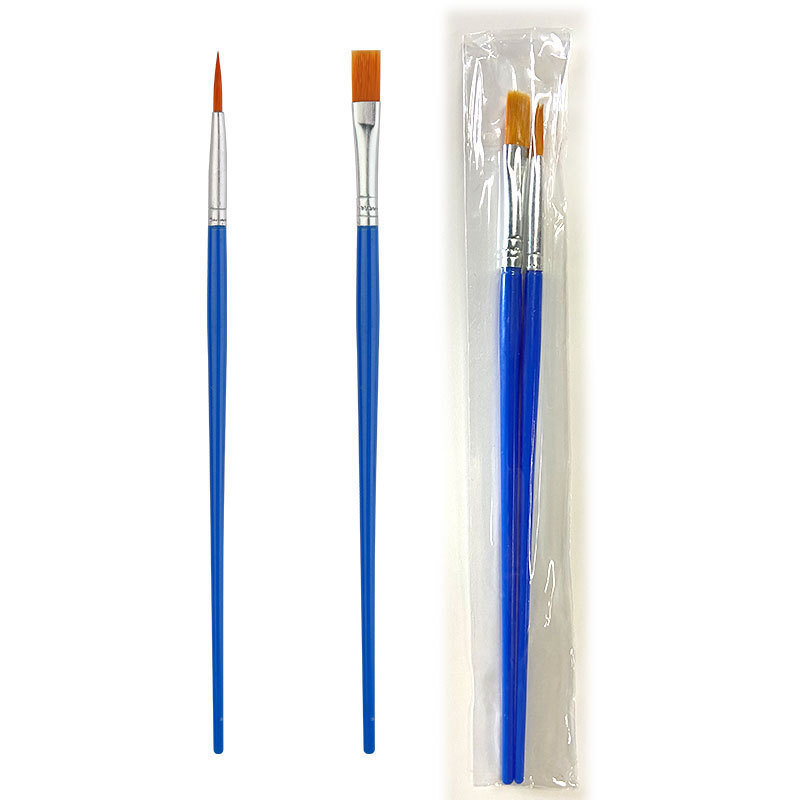Two-pack of blue plastic rods