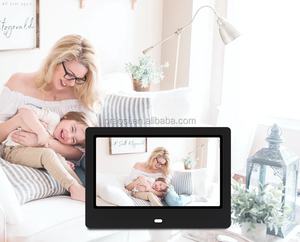 Artıları akıllı 7 "dijital fotoğraf çerçevesi Full HD ekran fotoğraf Video oynatıcı uzaktan kumandalı takvimli saat desteği USB/MMC/SD kart - Product Image 5