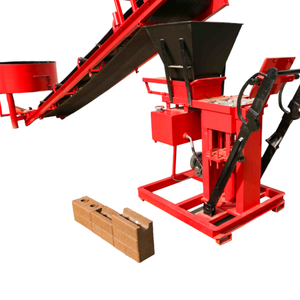 Ronglian Brand RL2-25 High Quality South Africa Interlocking Clay Brick <strong>Machine</strong> for Semi-<strong>automatic</strong> <strong>Block</strong> Production <strong>Line</strong> - Product Image 1