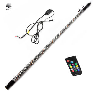 4ft LED kırbaç ile 300 renk ve 200 desenler uzaktan kumanda güvenlik bayrağı can am x3 maverick bayrağı - Product Image 6