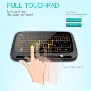 Gaxever Tecnologia mais recente, novo produto com <span class=keywords><strong>mouse</strong></span> BT Air H18 + 2.4G com teclado e <span class=keywords><strong>mouse</strong></span> com painel de toque retroiluminado sem fio