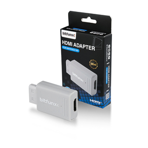 BitFunx Mini WII <strong>HDMI</strong> Adapter For Nintendo Wii NTSC/PAL Retro Game Console Supports <strong>Component</strong> <strong>Input</strong> <strong>HDMI</strong> <strong>Output</strong> Plug And Play