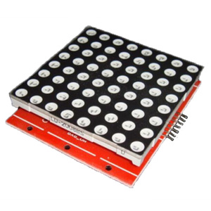 #6021 8x8 modulo di visualizzazione a matrice di punti Kit di moduli sensori compatibili per il controllo arbitrario a cascata per arduini