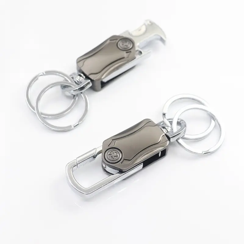 Đa Chức Năng 360 Độ Xoay Móc Chìa Khóa Mở Chai Carabiner Xe Móc Chìa Khóa 2 Keyring Cho Nam Giới Phụ Nữ Quà Tặng