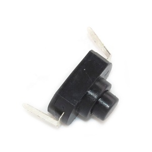 1288BM DC 1A/30V Taschenlampe rechtwinkliger Schalter Mini-Druckknopf schalter für elektrische Taschenlampe selbstsicher nd EIN-AUS Schwarz/weiße Farbe - Product Image 3