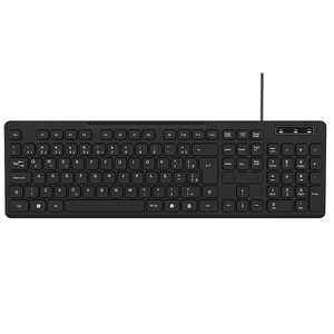 Waterproof Silent <strong>Keyboard</strong> RGB White Backlit with <strong>Light</strong> On/off Office PC Slim Wired <strong>Keyboard</strong> for Laptop <strong>Computer</strong> - Product Image 6