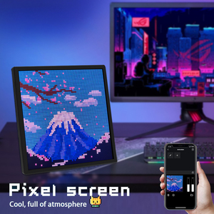 Смарт-СВЕТОДИОДНЫЙ матричный пиксельный экран IP65 RGB ночник с программируемой цифровой Пиксельной фоторамкой для игровой комнаты - Product Image 3