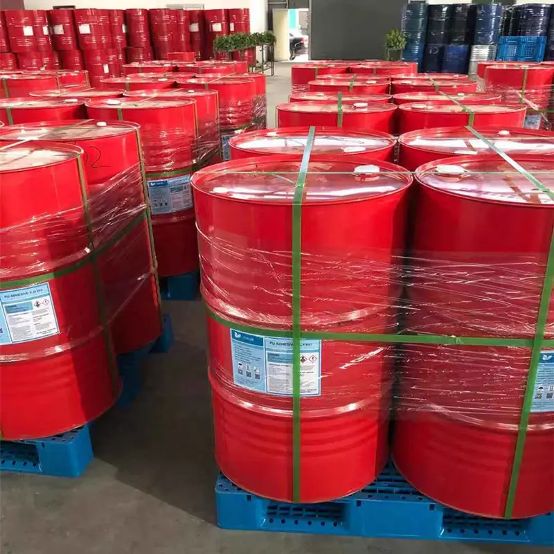 ยูรีเทนกาว PU Binder กาวเม็ดผสมยาง Epdm เศษสำหรับครอบคลุมกีฬายูรีเทนโฟมเหลวสีเหลืองอ่อน