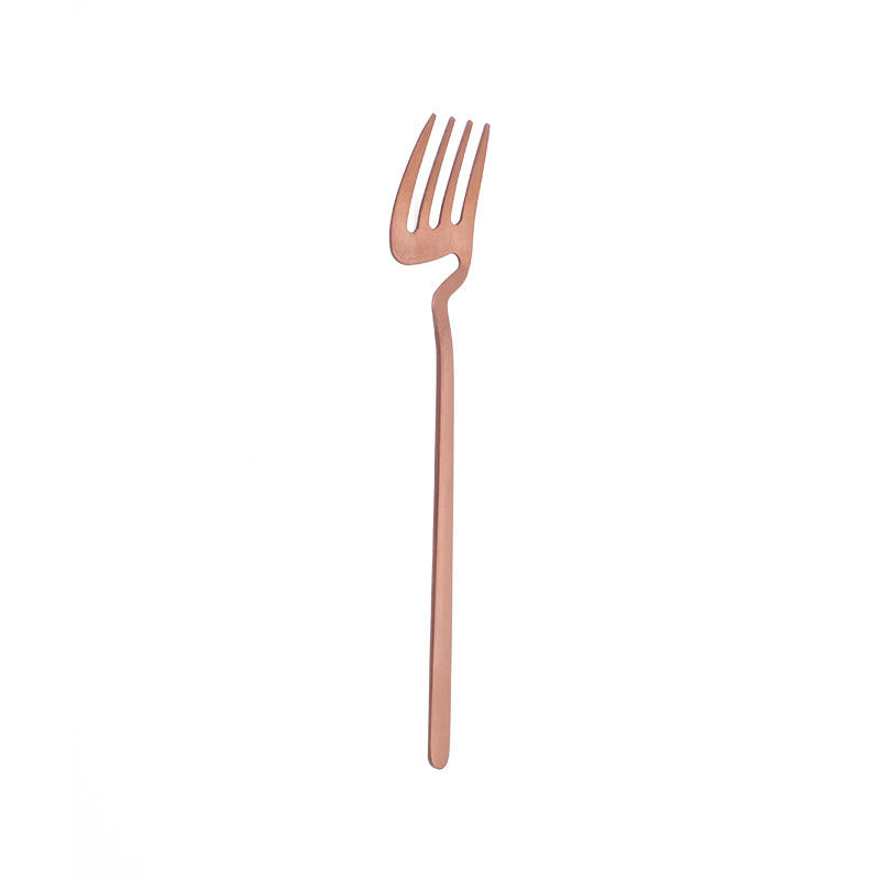 rose gold fork