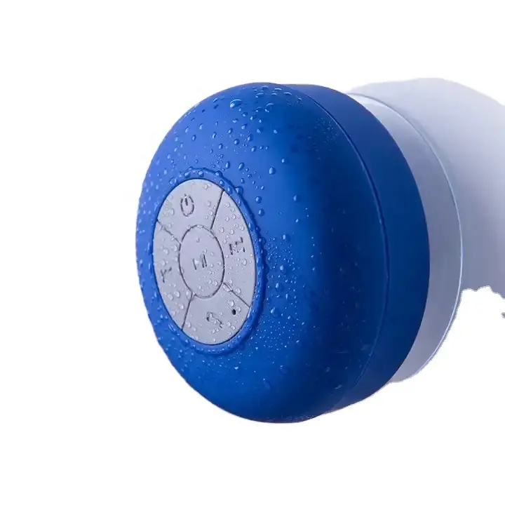 Geschenken Bluetooth Douche Draagbare Draadloze Waterbestendige Luidspreker Zuignap Ingebouwde Microfoon Douche Speaker Blue Tand Waterdicht