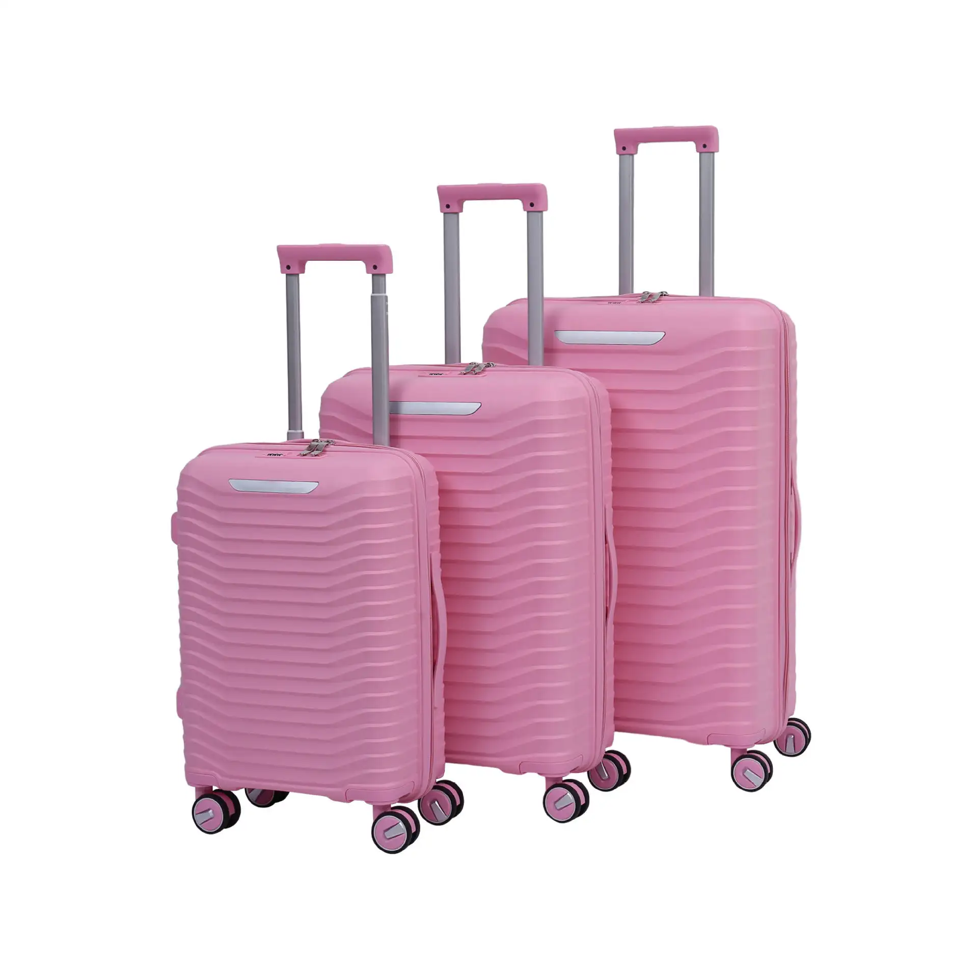 Conjuntos de mala abs personalizados por atacado 20/24/28 3 peças conjuntos de bagagem grande carrinho de mão com rodas sacos de viagem conjuntos de mala