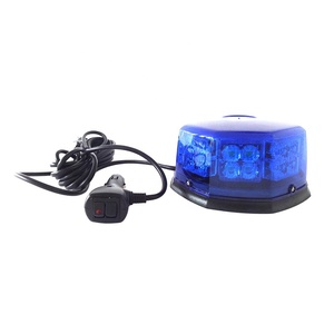 DC12-24โวลต์1วัตต์ Beacon ไฟ LED IP65ชิ้น LED เตือน Beacon ไฟแม่เหล็กที่มี17กระพริบรูปแบบสำหรับยานพาหนะ - Product Image 6