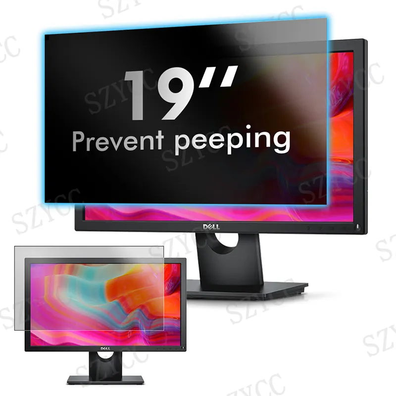 Filtro De Tela De Privacidade Do Computador Proteção Monitor Do Computador Anti Glare Anti Scratch Para Dell Tela protetor